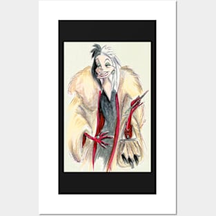 Lady in coat Posters and Art